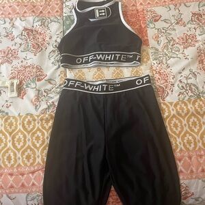 Off-White Black Athletic Set